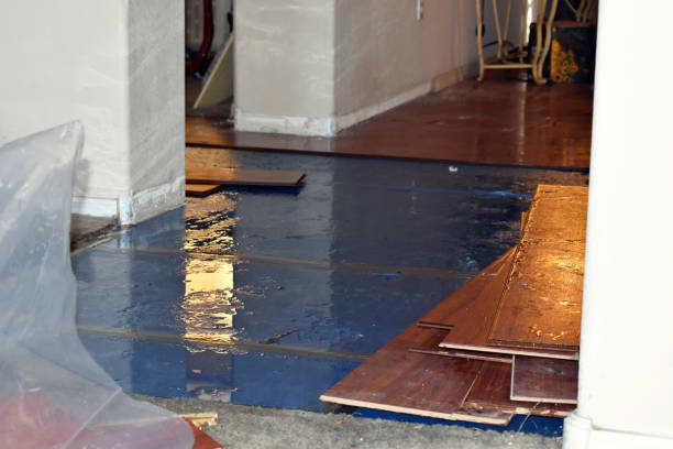 Professional Sewage Cleanup technician working in Two Rivers, WI